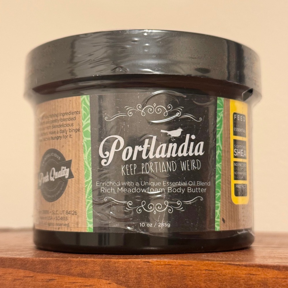 Perfectly Posh Portlandia Skindelicious Meadowfoam Body Butter 10oz New Sealed